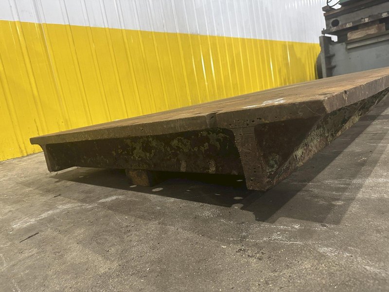 114&quot; X 51&quot; X 7&quot; HIGH STEEL LAYOUT RISER PLATE: STOCK #23182