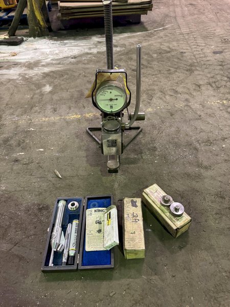 King portable brinell tester with scope
