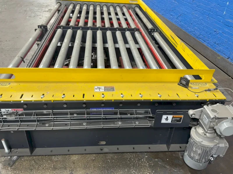INDUSTRIAL KINETICS 57" X 108" X 18" POWER ROLLER CONVEYOR