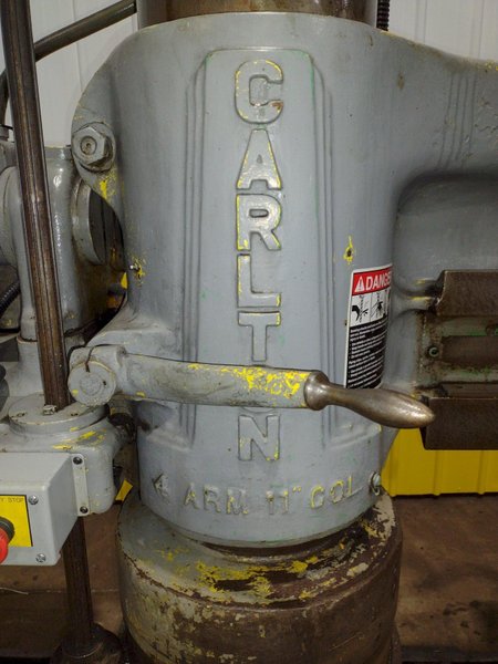 4&#039; X 11&quot; CARLTON MODEL #1A RADIAL ARM DRILL PRESS: STOCK #18320