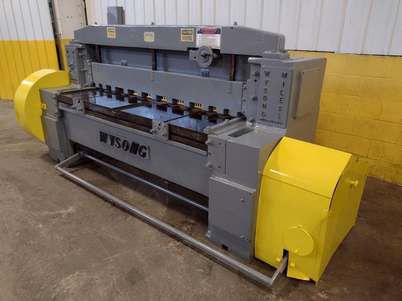 72" X 3/16" WYSONG MODEL #772 POWER SQUARING SHEAR: STOCK #16928