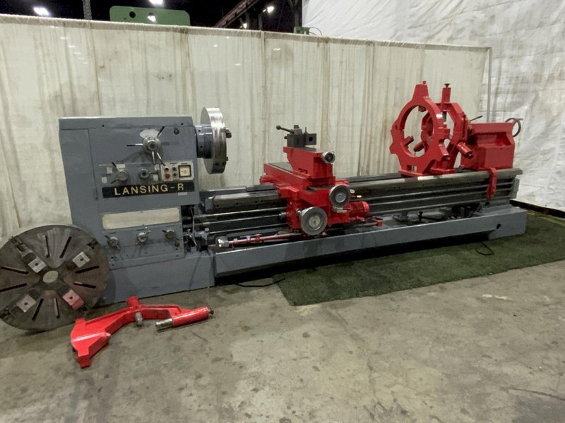 40" X 120" LANSING MODEL #R GAP BED ENGINE LATHE: STOCK #80221