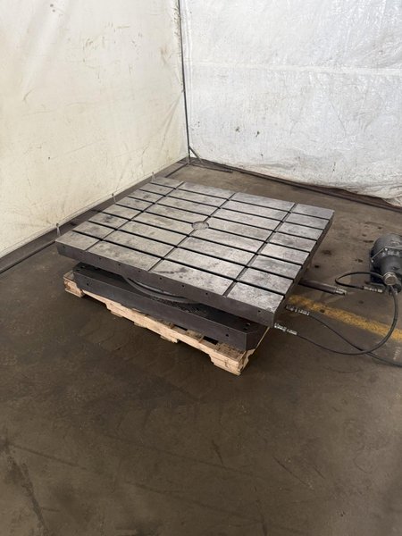 40" X 50" DEVLIEG AIR LIFT ROTARY TABLE. STOCK # 0221426
