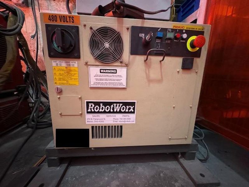 RobotWorxRWZero Workcell Robotic Aluminum Weld Cell, 2018 – Fanuc ArcMate 100iC with R-30iB Control, Lincoln PowerWave R450