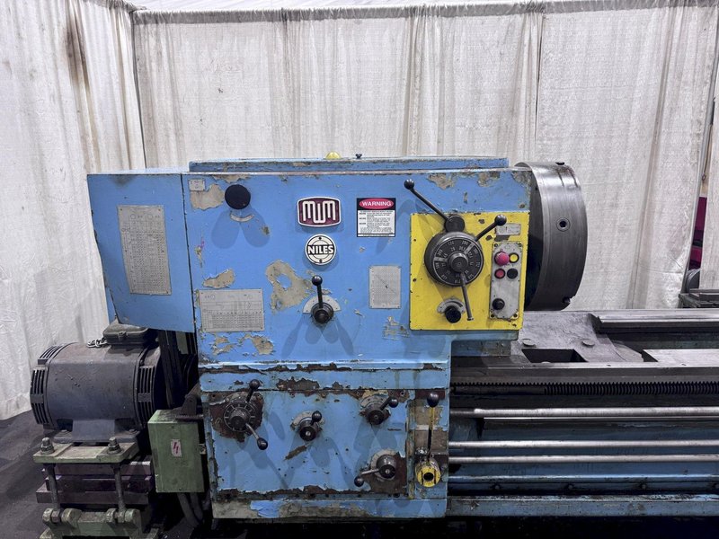 37" X 314" NILES ENGINE LATHE: STOCK #72193