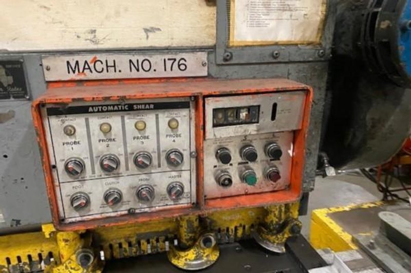 6' X 1/4" CINCINNATI MDL # 1806-R MECHANICAL SQUARING SHEAR