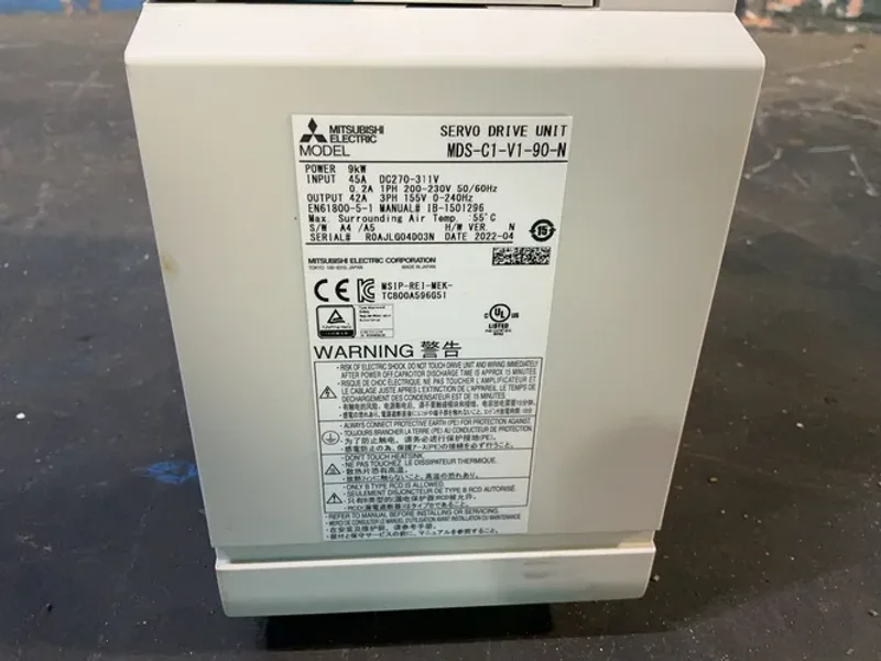 MITSUBISHI 9 KW SERVO DRIVE UNIT  -  MDS-C1-V1-90-N