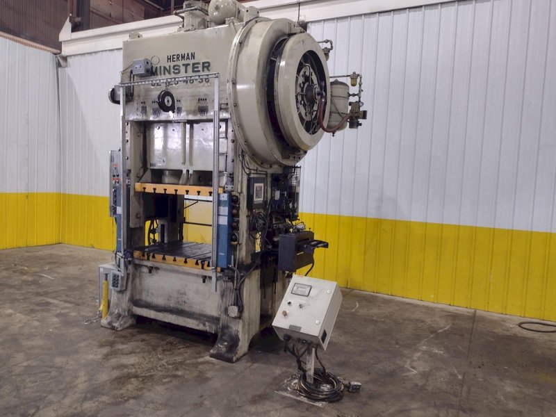 125 TON MINSTER MODEL #S2-125-48-36 SSDC PRESS, 10" STROKE: YOBRO #25090