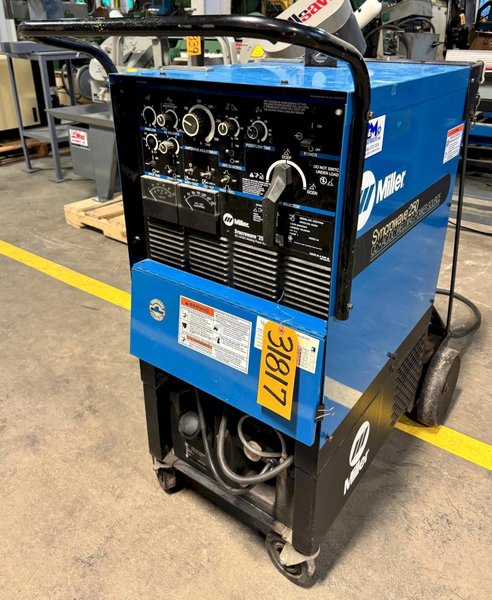 250 Amp Miller Synchrowave 250 Welder, Water Cooling, 1 Phase