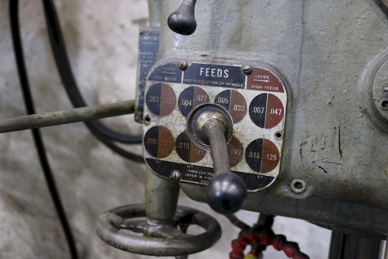 5&#039; X 13&#039; AMERICAN RADIAL DRILL: STOCK #71447