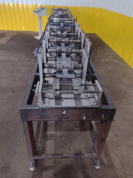 12 STAND X 10&quot; KNUDSON MODEL #KS-2468 STUD &amp; TRACK FRAMING ROLLFORMER, WITH AMS CONTROLS: STOCK #18942