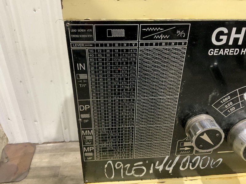 14" X 60" JET MODEL #GH-1460ZX GAP BED ENGINE LATHE: STOCK #80747