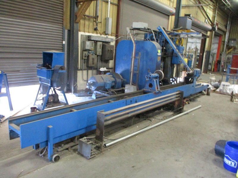 24&quot; X 10&quot; FARREL 4-ROLL &quot;INVERTED L&quot; RUBBER CALENDER ROLLING MILL WITH PAYOFF: STOCK #17226