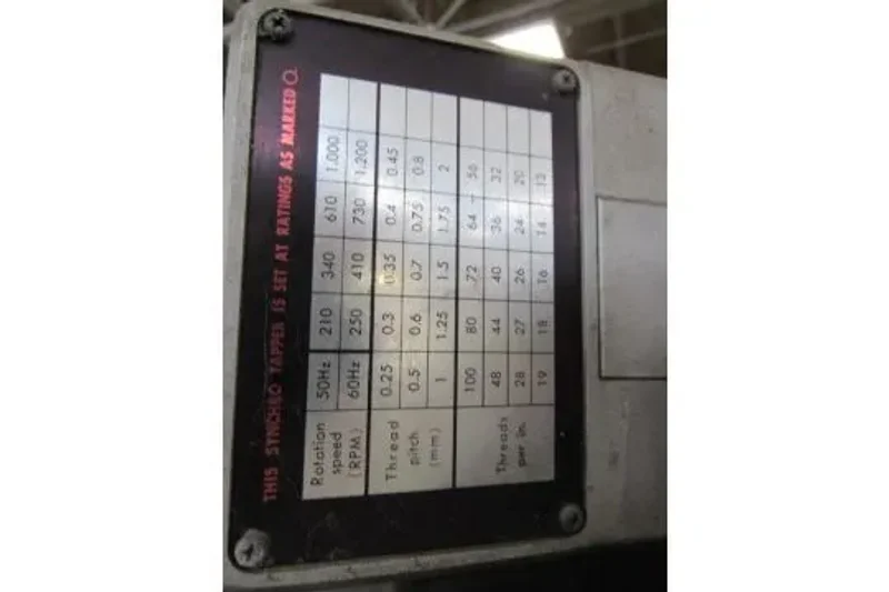 AMADA AMADAN CTS-54 2-AXIS CNC TAPPING MACHINE, STOCK# 14243J