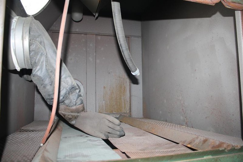 48&#039; x 36&#039; VACU BLAST BLASTING CABINET: STOCK #50990