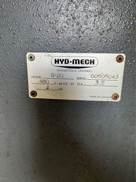 13" X 20" HYD-MECH MODEL #S20 SWIVEL MITRE HORIZONTAL BANDSAW: YOBRO #25896