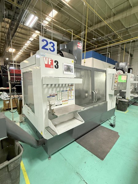 2011 Haas VF-3 Used CNC Vertical Machining Center w/4th Axis Rotary Table For Sale
