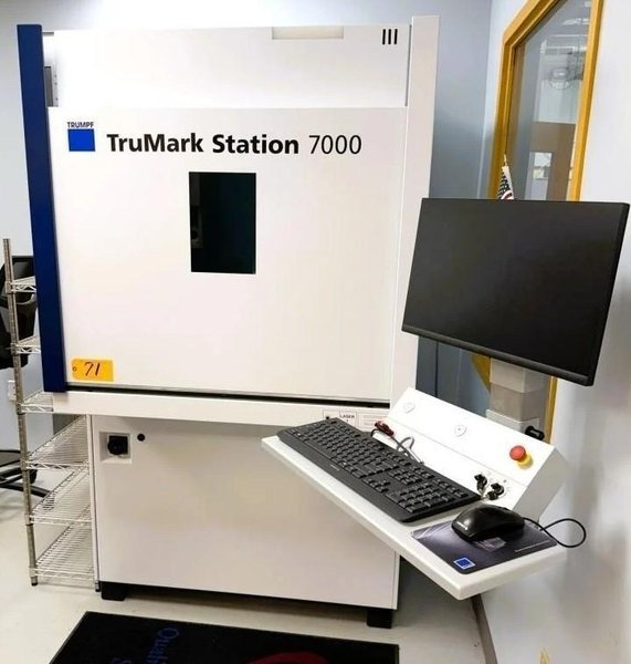 2023 Trumpf TruMark Station 7000 Used Rotary Laser Marker For Sale
