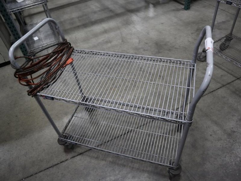 Nexel Wire Shop Cart - 2 Shelves- Auction Item