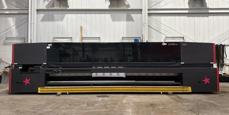 EFI Vutek 5R+ Super Wide Roll-To-Roll LED UV Printer, 2019
