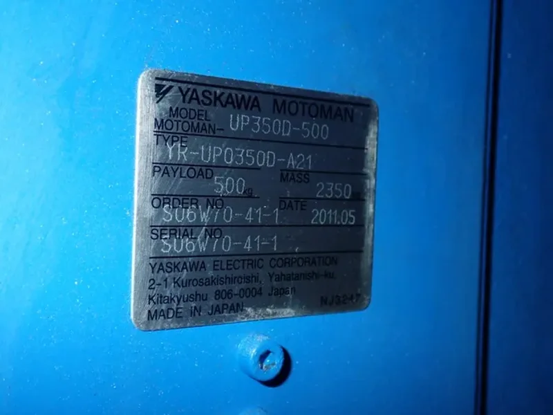 Yaskawa Motoman Robot - Up350d-500