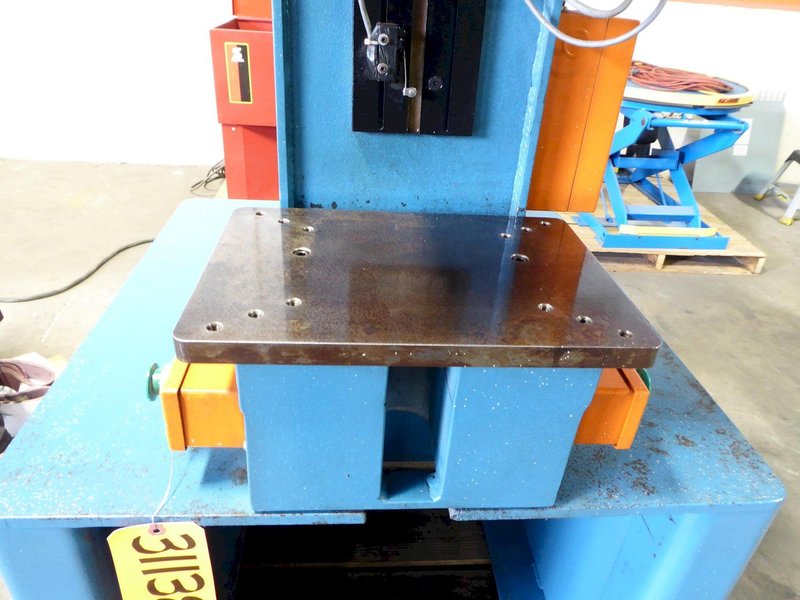 2 Ton NEFF Gap Frame Hydraulic Press D2-2M,  6&quot; Str., 12&quot; DL, Stand