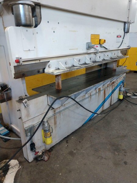 140 TON X 10' WYSONG MODEL #THS140-120 "HIGH SPEED" HYDRAULIC PRESS BRAKE: STOCK #13918
