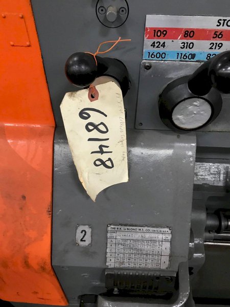 19" X 54" LEBLOND REGAL ENGINE LATHE: STOCK #68148