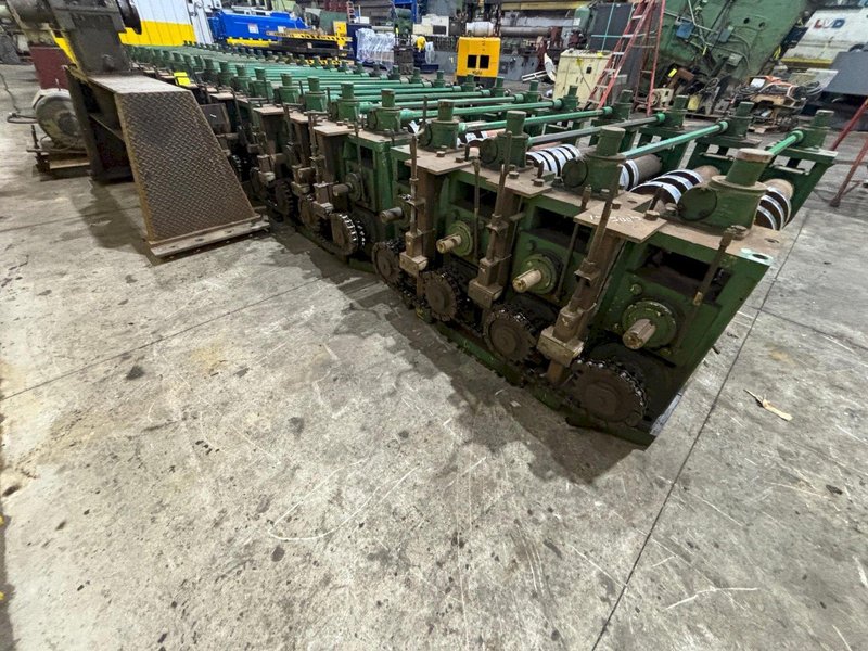 36" HI-RIB (7.2 TYPE) PANEL RAFTED ROLLFORMER LINE;  INCLUDES UNCOILER, ROLLFORMER &amp; FLYING CUTOFF SHEAR: YOBRO #24156