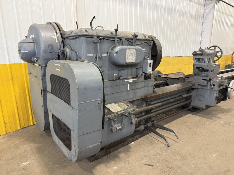 56" x 336" (28') BERTRAM ENGINE LATHE WITH DUAL CARRIAGES: STOCK #10964