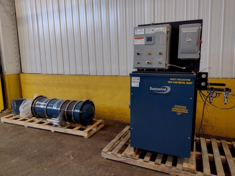 15 HP DUSTCONTROL MODEL #DC-11 &amp; RAF-1600 DUST COLLECTOR SYSTEM: STOCK #17160