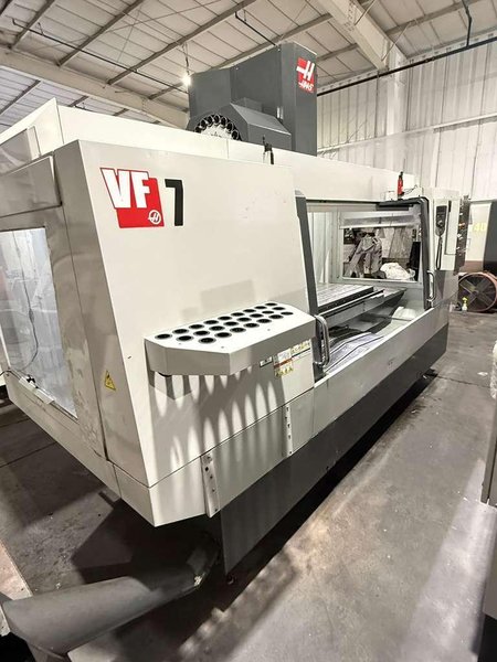 Haas VF-7/40 VMC, 2011 – 4th Axis Ready, Chip Auger, Programmable Coolant