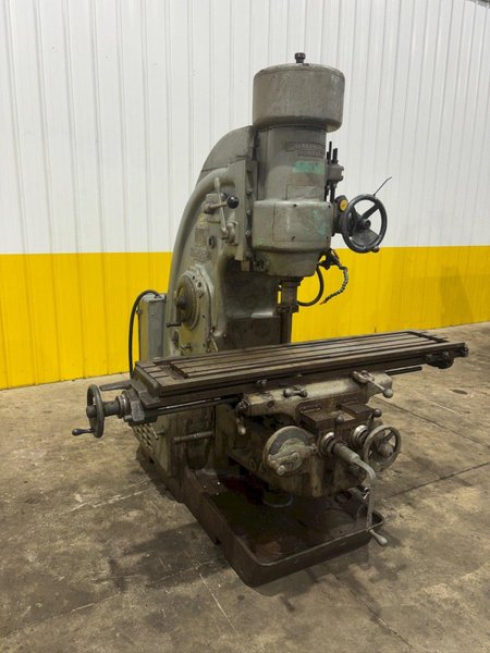 #3 KEARNEY &amp; TRECKER MILWAUKEE MODEL #3 VERTICAL MILLING MACHINE 64" x 13" x 10 HP: YOBRO #24458