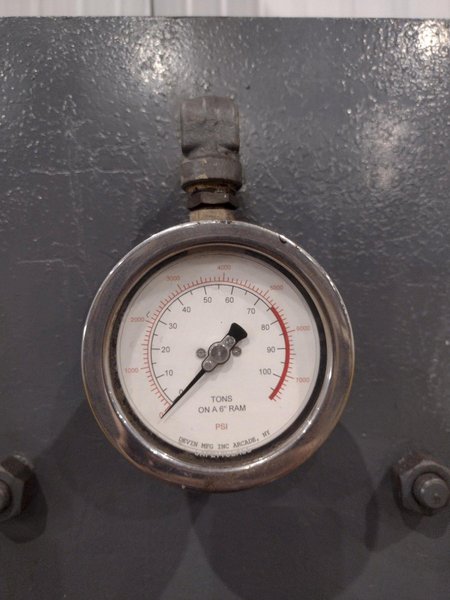 75 TON KR WILSON H-FRAME HYDRAULIC PRESS: YOBRO #25288