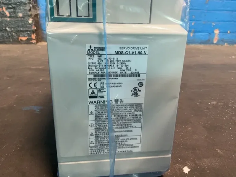 Mitsubishi 9 Kw Servo Drive Unit - Mds-c1-v1-90-n