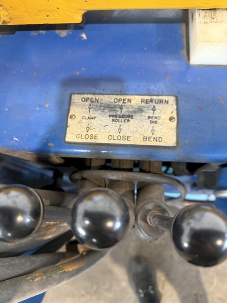 1.5" WALLACE COAST 1-1/2HRB HYDRAULIC MANDREL BENDER. STOCK # 1218425