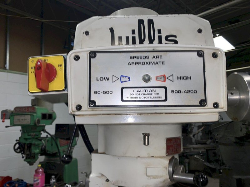 Willis Variable Speed Vertical Mill, S/N 991168S.