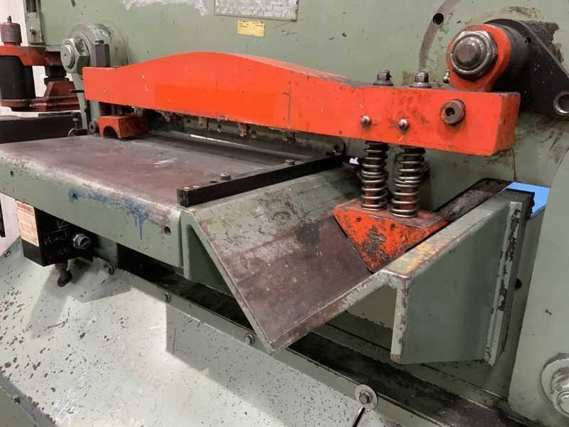 90 TON PIRANHA HYDRAULIC IRONWORKER: STOCK# 4206