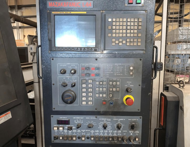 2500 Watt Mazak 3D Fabri Gear 150 CO2 Tube Laser, 2007-