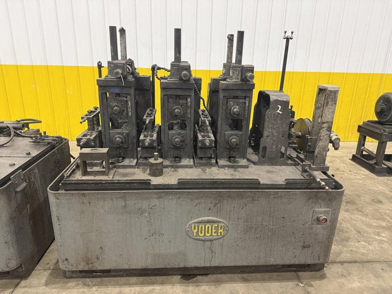 9 STAND x 2" YODER M2 ROLLFORMER, 6 STAND &amp; 3 STAND BASE: YOBRO #24317