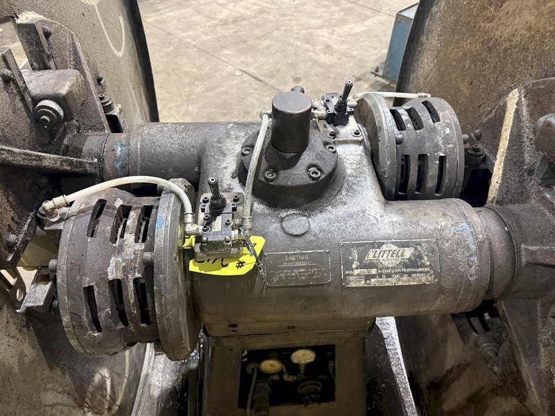 4,000 LBS x 12" x 60" LITTELL MODEL #40-12 DOUBLE END AUTO CENTERING UNCOILER COIL REEL: YOBRO #24308