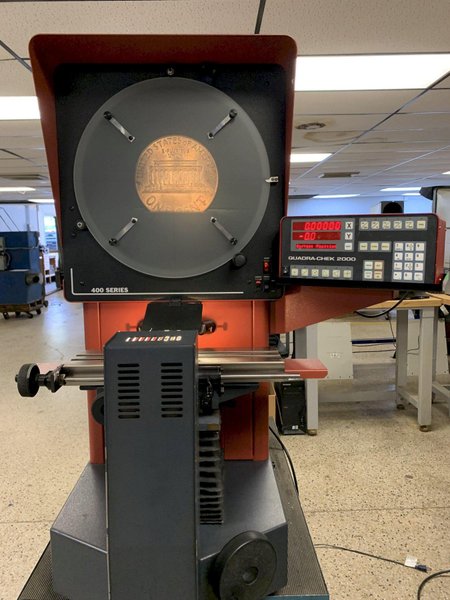 16&quot; STARRETT Model HB400 Horizontal Bench Top Optical Comparator, S/N 51293.