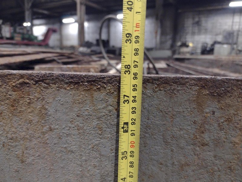 8&#039; X 15&#039; WATERJET TANK / PLASMA CUTTING TABLE: STOCK #23334