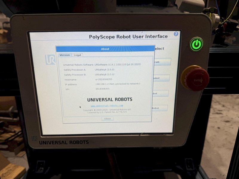 2018 Universal UR10 Collaborative Robot Arm | Vention Robot Table | 22lbs | 51" Reach