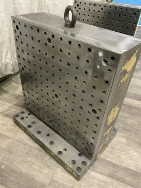 (2) 20-1/2" X 7" X 23-1/2" DRILLED &amp; TAPPED TOMBSTONES: STOCK #80909