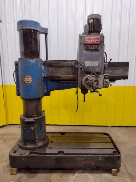 4&#039; x 13&quot; IKEDA MODEL #RM-1175 RADIAL ARM DRILL: STOCK #19134
