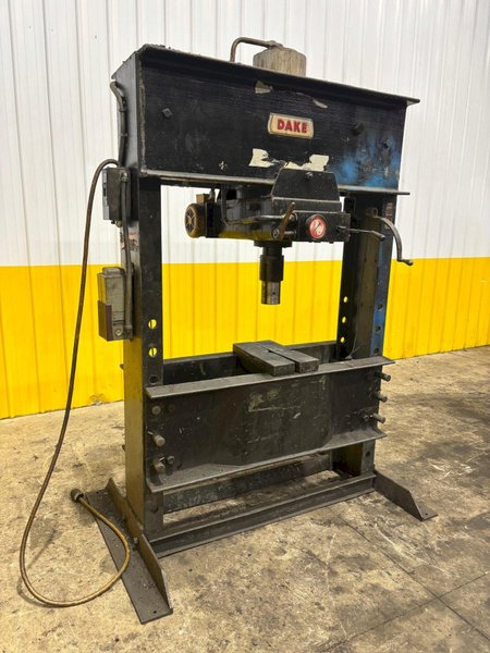 150 TON DAKE MODEL #5-150 H-FRAME HYDRAULIC PRESS: YOBRO #24689