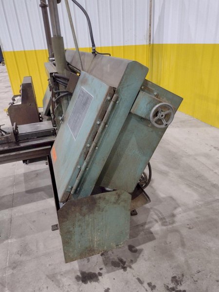 16" x 20" W.F. WELLS MODEL #F-16-2 HYDRAULIC  TWIN POST HORIZONTAL BANDSAW: STOCK #20094