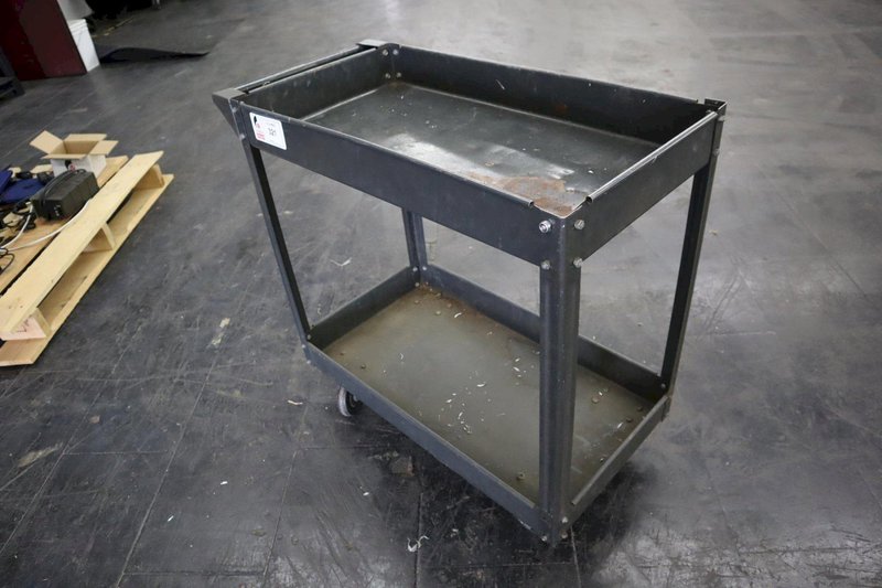 Metal Rolling Shop Cart- Auction Item
