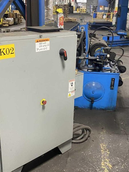 10,000# x 72&quot; Chicago Banding Line Stacker System